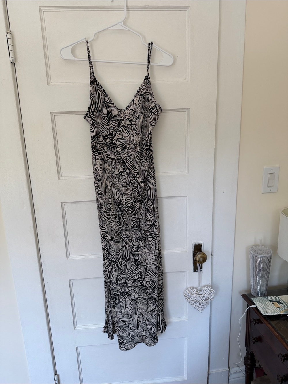 Wilfred Black & White Swirl Slip Maxi